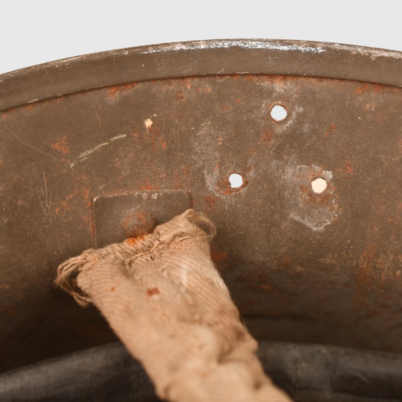 BRITISH WWII HOME FRONT HELMET. MOTOR TRANSPORT SERVICE.