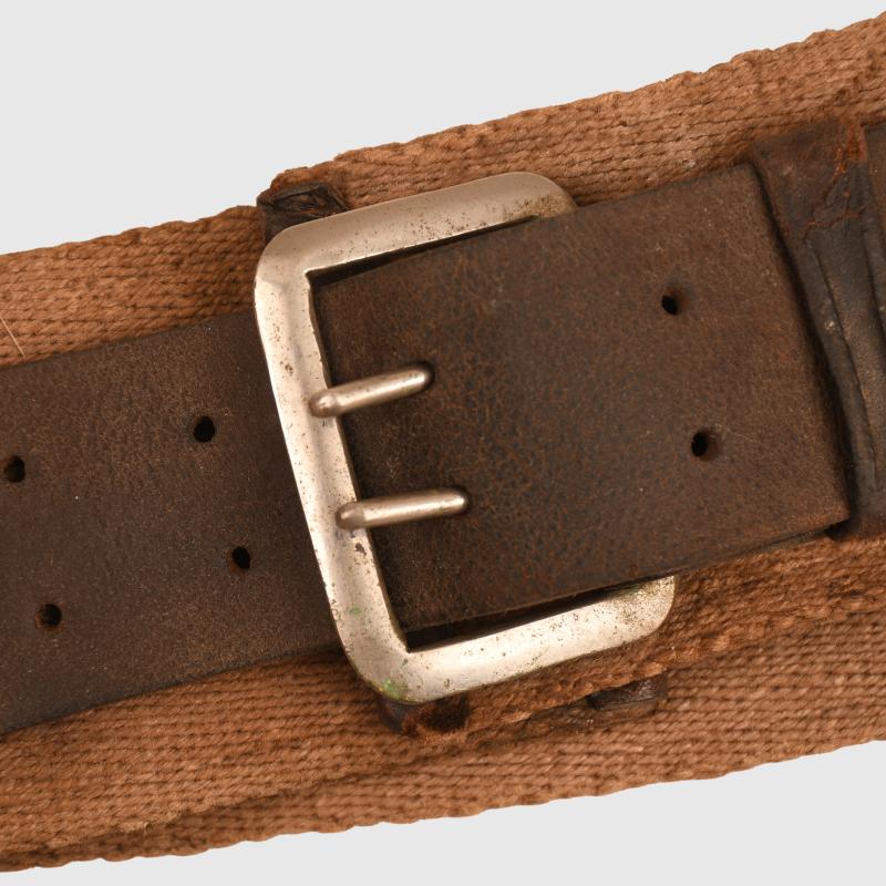 JAPANESE WWII OFFICERS OF NCO SWORD WAIST BELT.