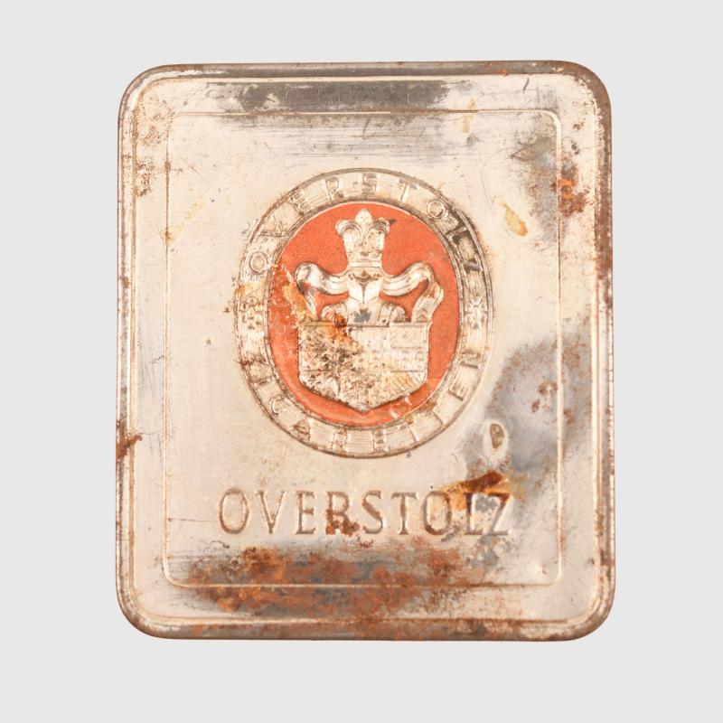 GERMAN WWII OVERSTOLZ CIGARETTE TIN.