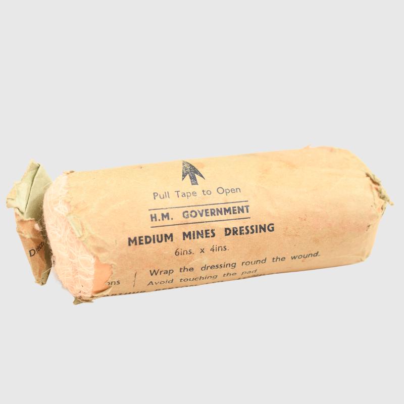 BRITISH WWII MEDIUM MINE DRESSING.
