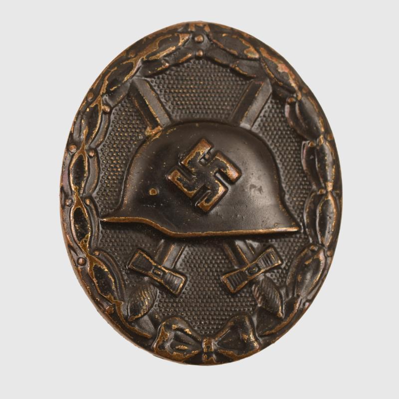 GERMAN WWII WOUND BADGE 1939 IN BLACK.