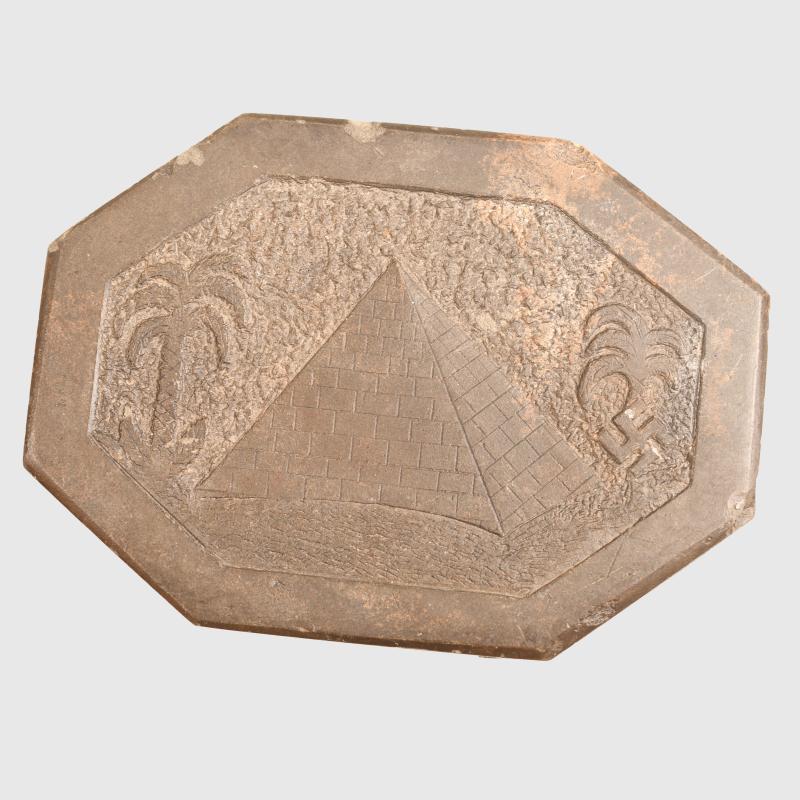 GERMAN WWII AFRIKA KORPS TRINKET BOX.