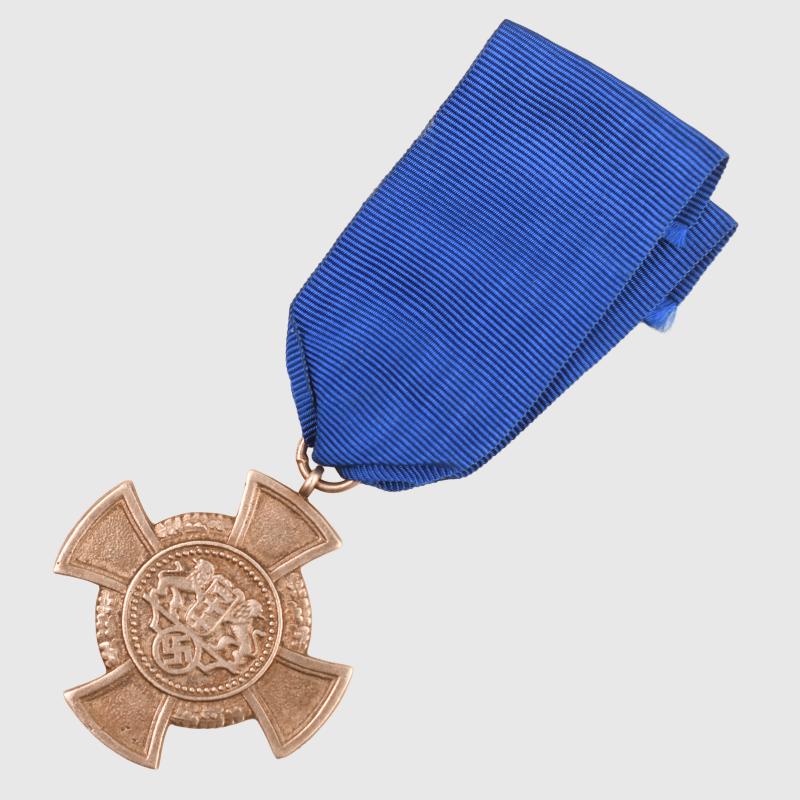GERMAN WWII DANZIG 18 YEAR POLICE LONG SERVICE MEDAL.