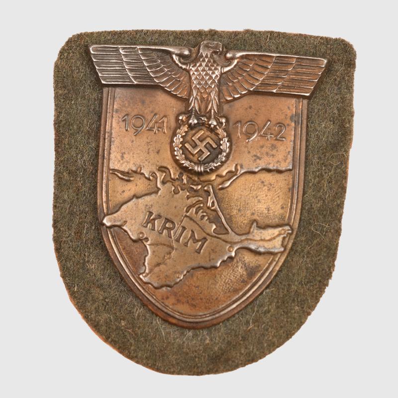 GERMAN WWII ARMY KRIM SHIELD.
