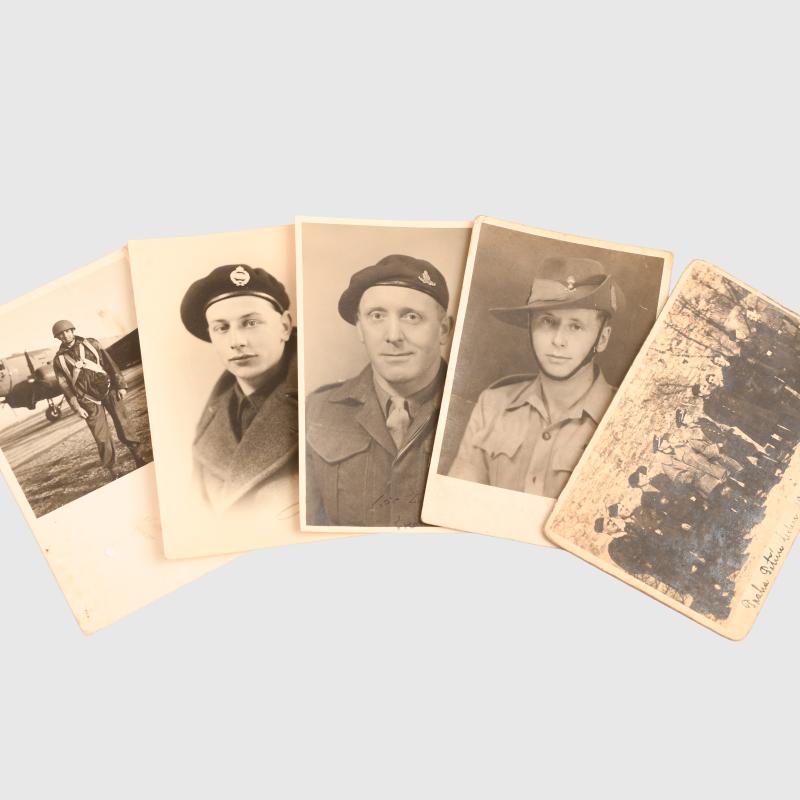 BRITISH WWII 5 BRITISH AND CZECH IMAGES