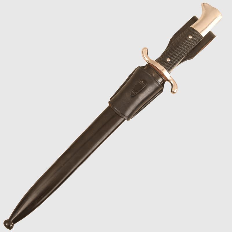 GERMAN WWII FIRE DRESS BAYONET.
