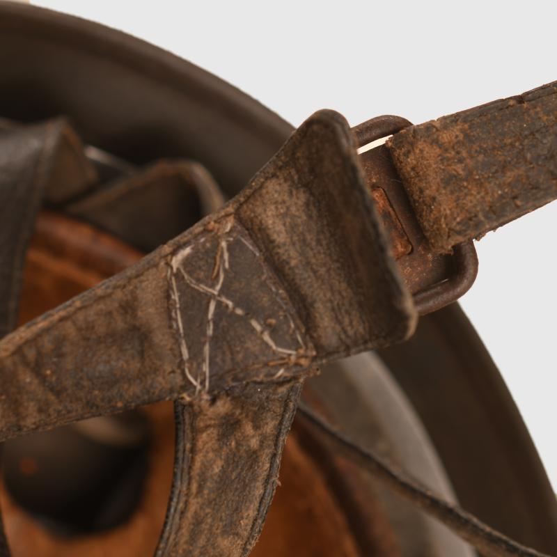 GERMAN WWII M.38 LUFTWAFFE PARATROOPER HELMET.