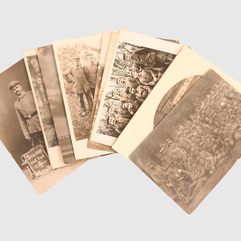 GERMAN WWI 40 POSTCARD SIZE PHOTOGRAPHS.