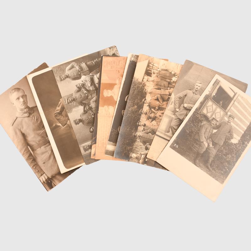 GERMAN WWI 40 POSTCARD SIZE PHOTOGRAPHS.
