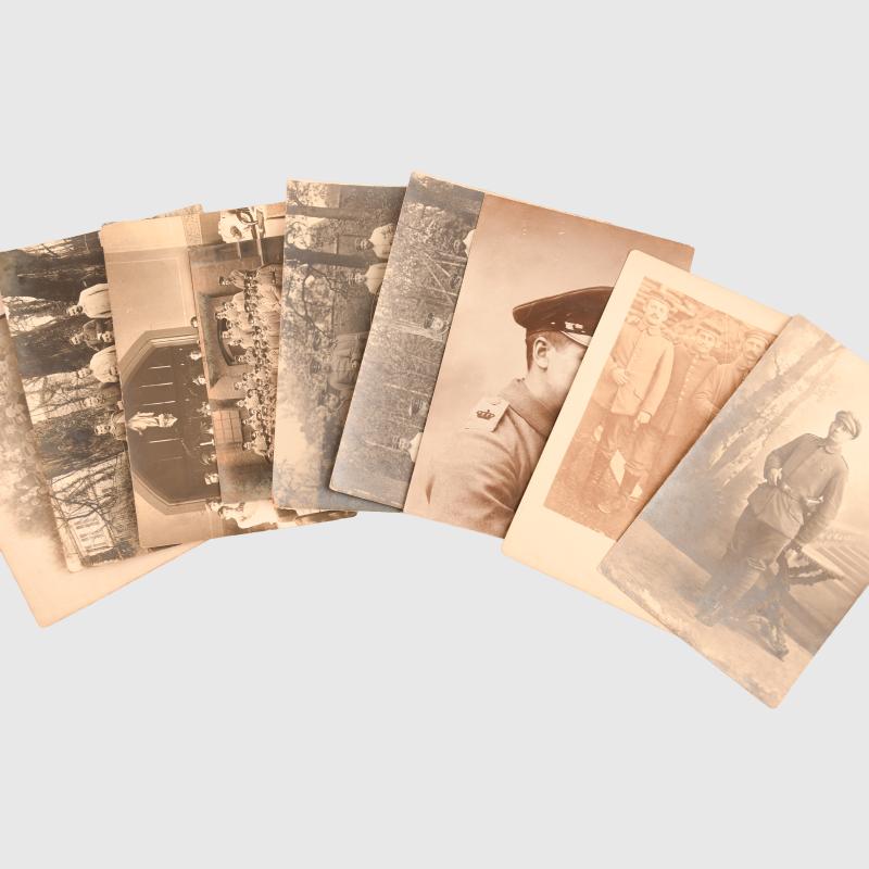 GERMAN WWI 40 POSTCARD SIZE PHOTOGRAPHS.