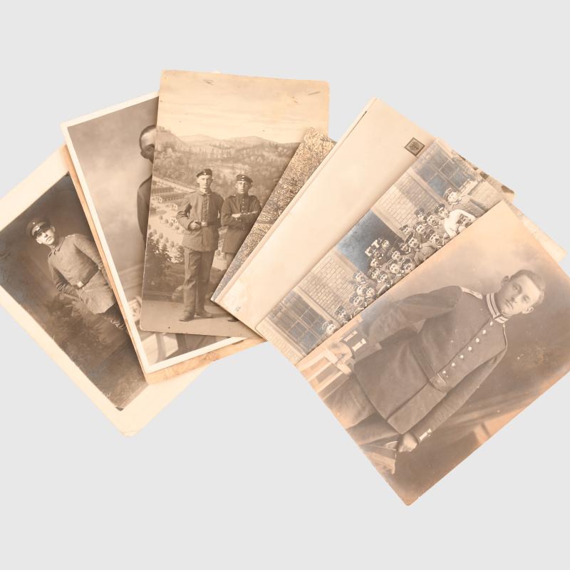 GERMAN WWI 40 POSTCARD SIZE PHOTOGRAPHS.