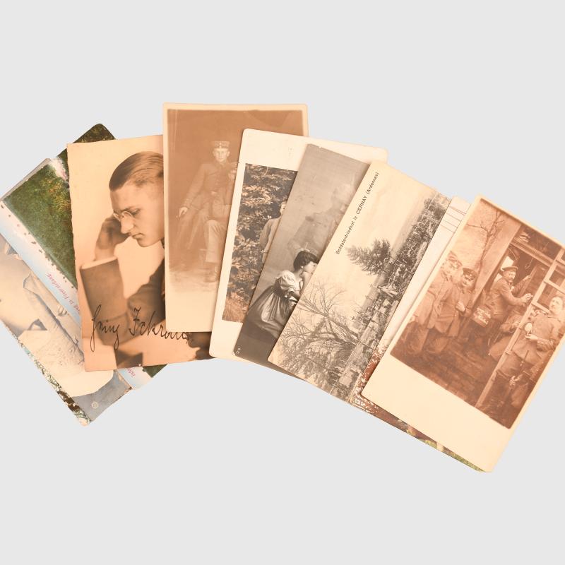 GERMAN WWI 40 POSTCARD SIZE PHOTOGRAPHS.
