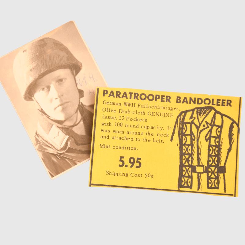 GERMAN WWII 21 GERMAN PARATROOPER PHOTOGRAPHS.