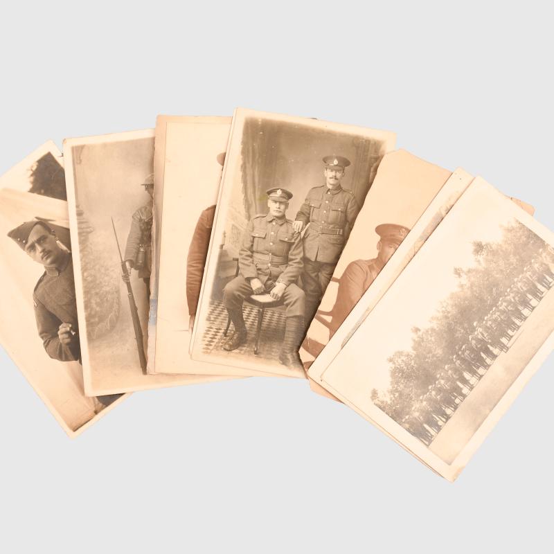 BRITISH WWI 58 MIXED POSTCARD SHOTS.