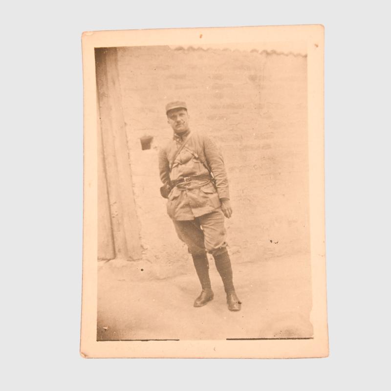 FRENCH WWI 65 POSTCARD SIZE PHOTOGRAPHS.