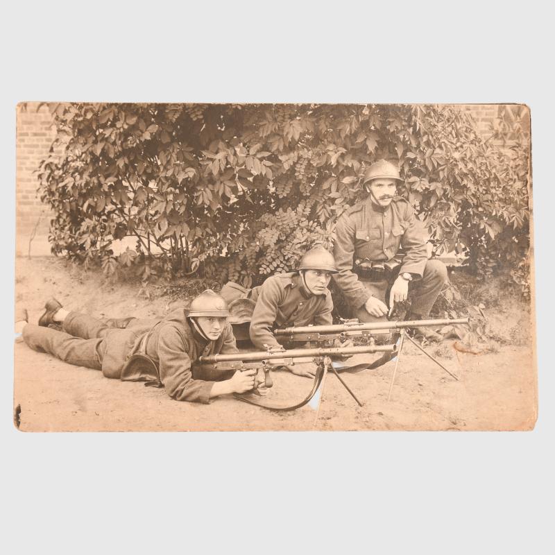 FRENCH WWI 65 POSTCARD SIZE PHOTOGRAPHS.