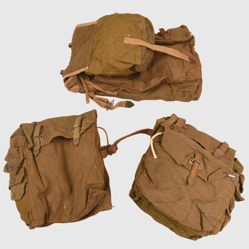 GERMAN WWII ARMY ENGINEERS THREE PART PACK SET.