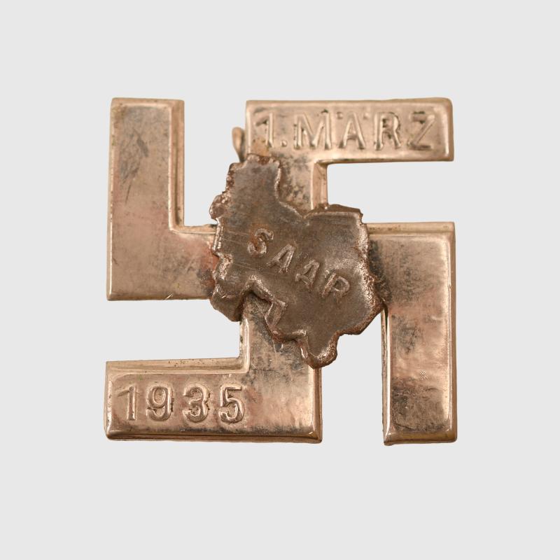 GERMAN WWII 1ST MARCH 1935 SAAR TINNY.