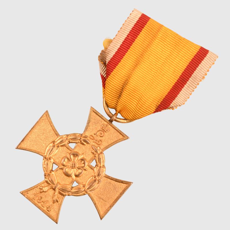 GERMAN WWI LIPPE DETMOLD WAR CROSS 1914 2ND CLASS.