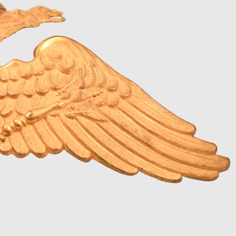 GERMAN WWI PRUSSIAN GUARD RESERVE OFFICERS HELMET PLATE.