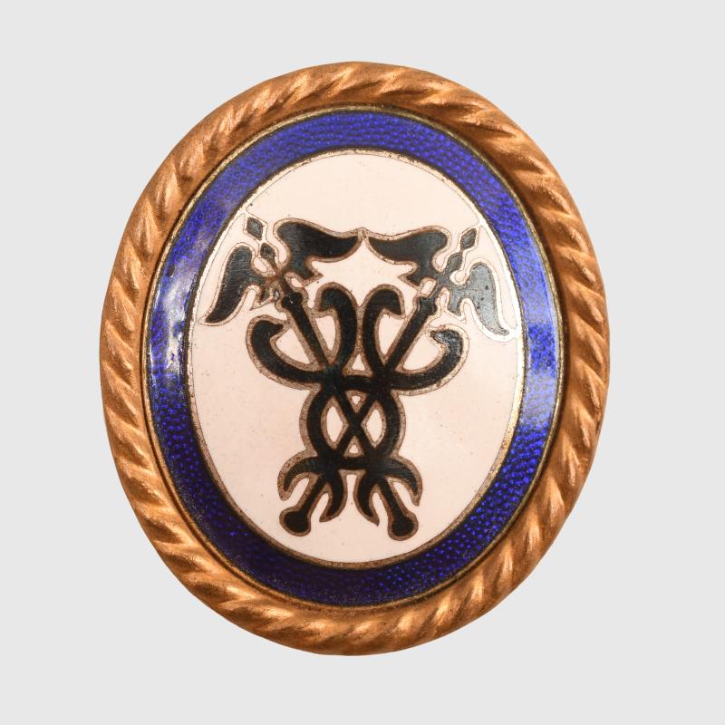 FINLAND WWII CUSTOMS OFFICIALS BADGE.