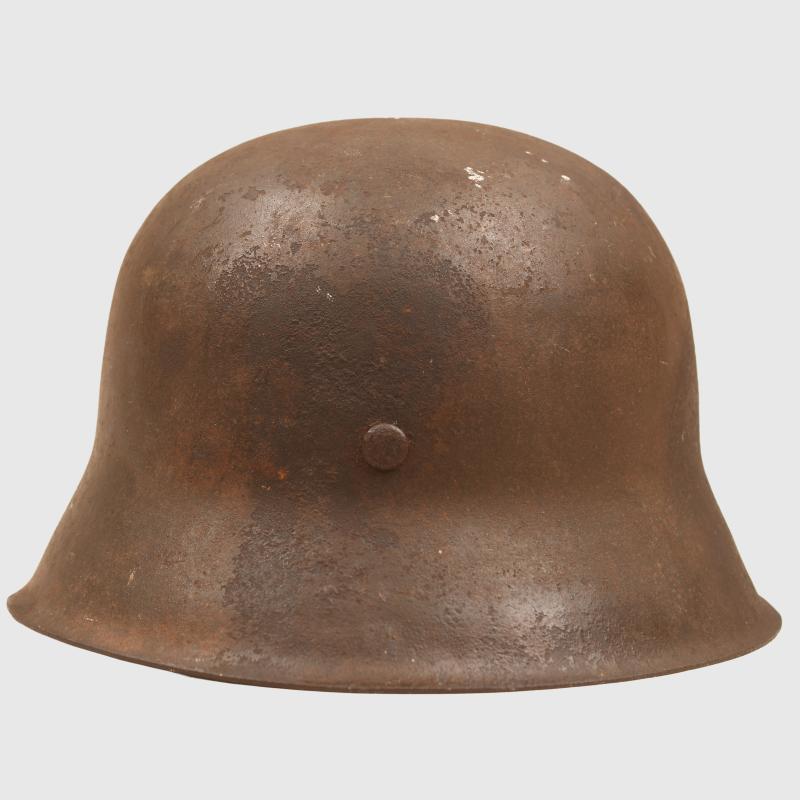 GERMAN WWII BARN FIND KRIEGSMARINE SINGLE DECAL HELMET.
