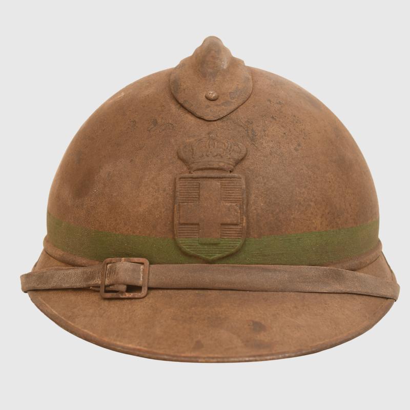 GREEK WWI TWO VERY SCARCE HELMETS OF WWI.