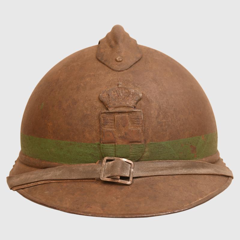 GREEK WWI TWO VERY SCARCE HELMETS OF WWI.