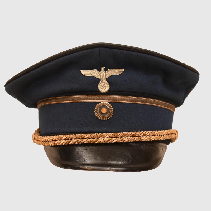GERMAN WWII LOCOMOTIVE DRIVERS CAP.