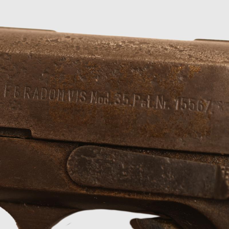 GERMAN POLISH WWII RADOM SEMI AUTOMATIC PISTOL.
