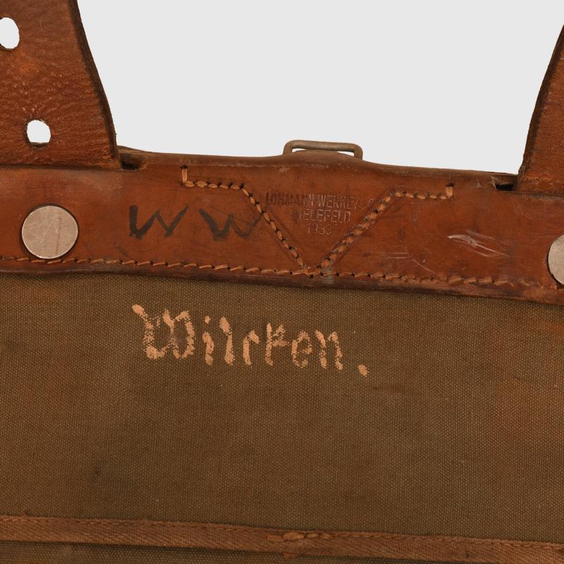 GERMAN WWII CANVAS SOLDIER’S BACK PACK.