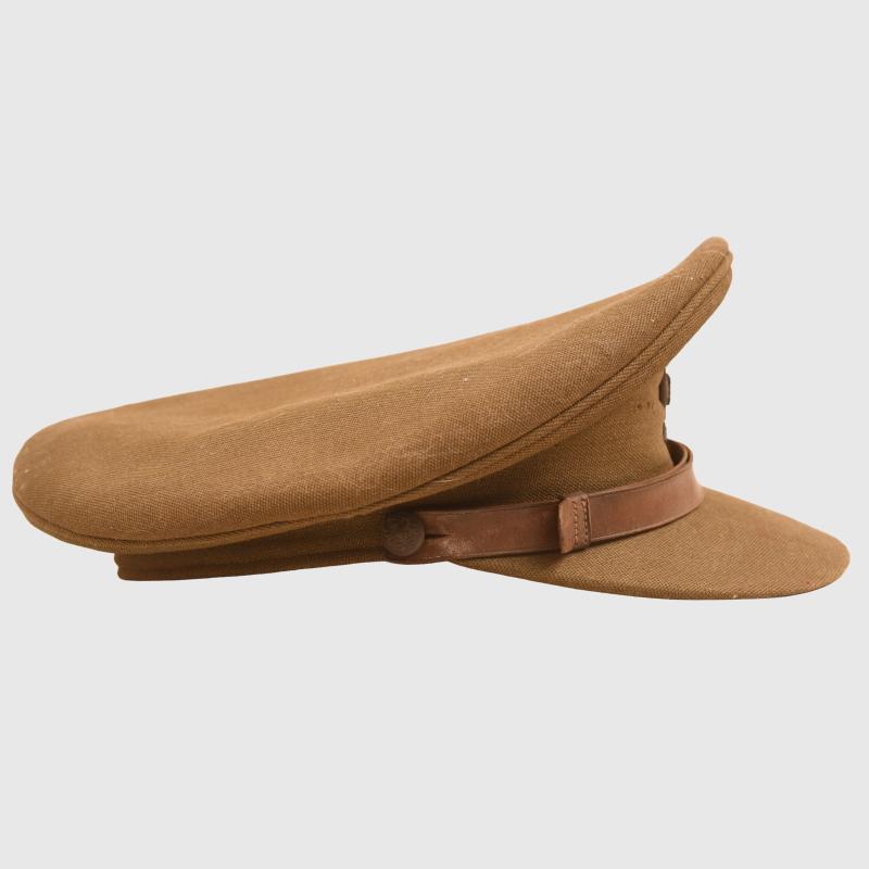 BRITISH WWII WILTSHIRE REGIMENT OFFICERS VISOR CAP.