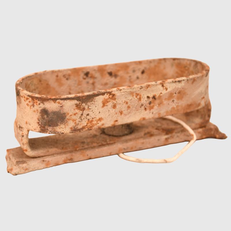 GERMAN WWII VEHICLE RIFLE BUTT HOLDER.
