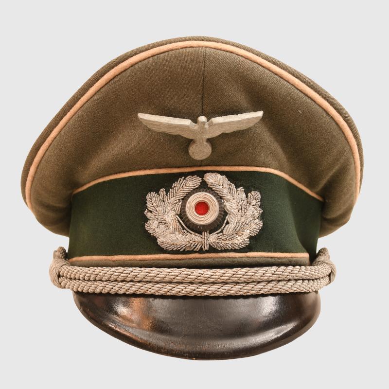 GERMAN WWII ARMY INFANTRY OFFICERS CAP. HUGE SIZE.