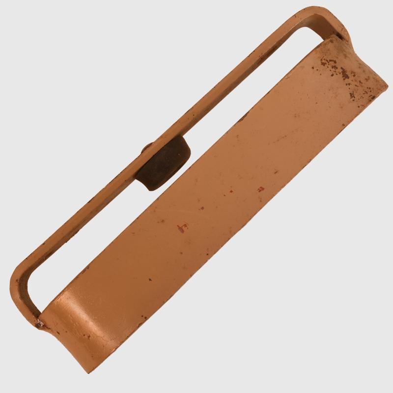 GERMAN WWII K98 RIFLE BUTT VEHICLE HOLDER, REPRODUCTION.