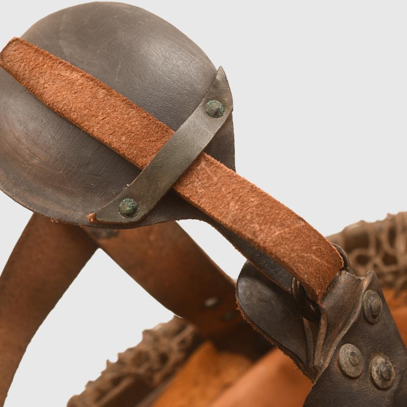 BRITISH WWII PARATROOPER HELMET.