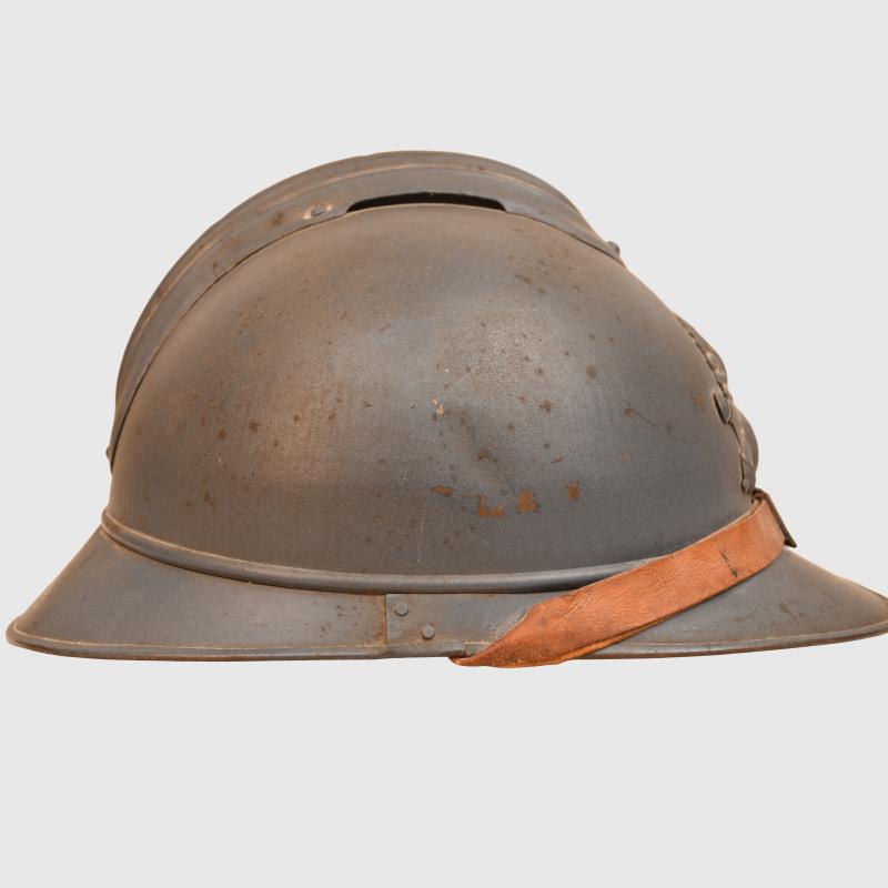 FRENCH WWI ARTILLERY ADRIAN HELMET.