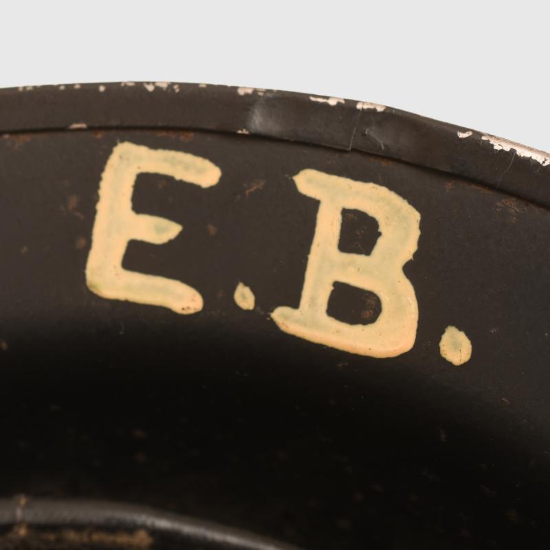 BRITISH WWII ARSENAL FOOTBALL CLUB AIR RAID WARDEN’S HELMET.