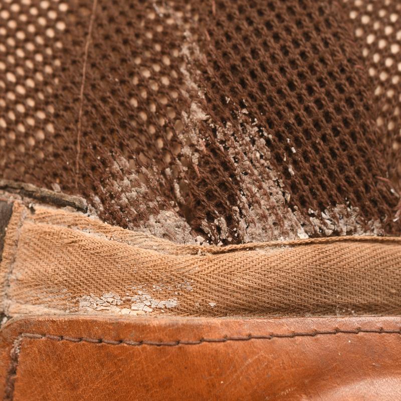 GERMAN WWII LUFTWAFFE SUMMER NETTING FLYING HELMET.