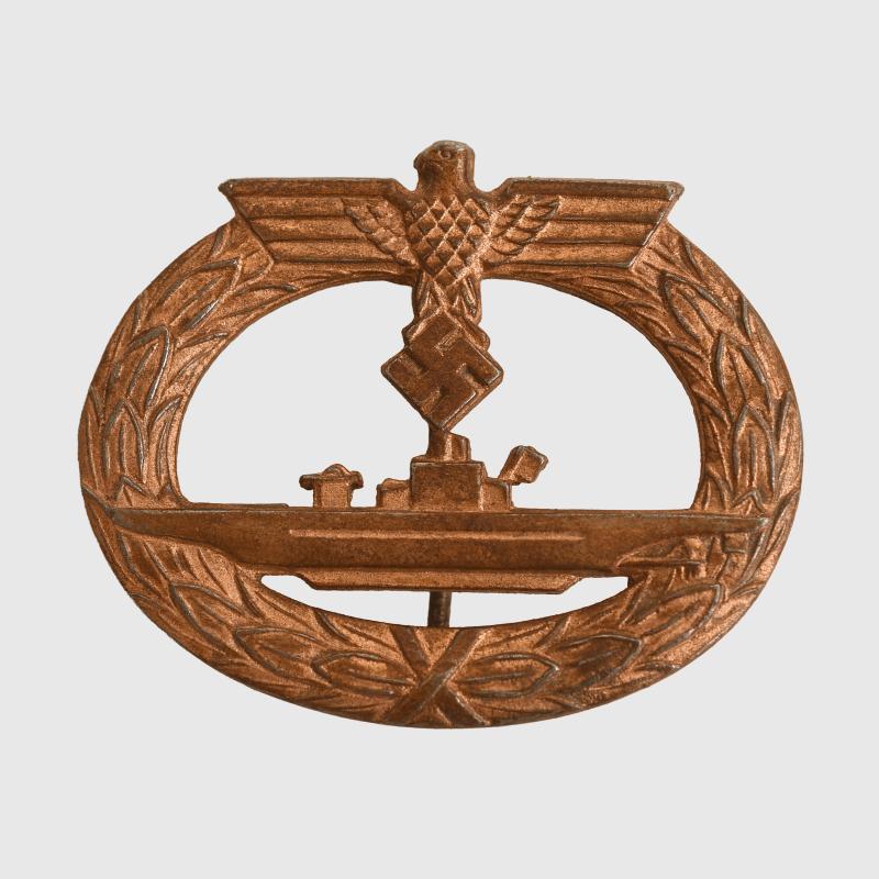 GERMAN WWII SUBMARINE SERVICE BADGE.