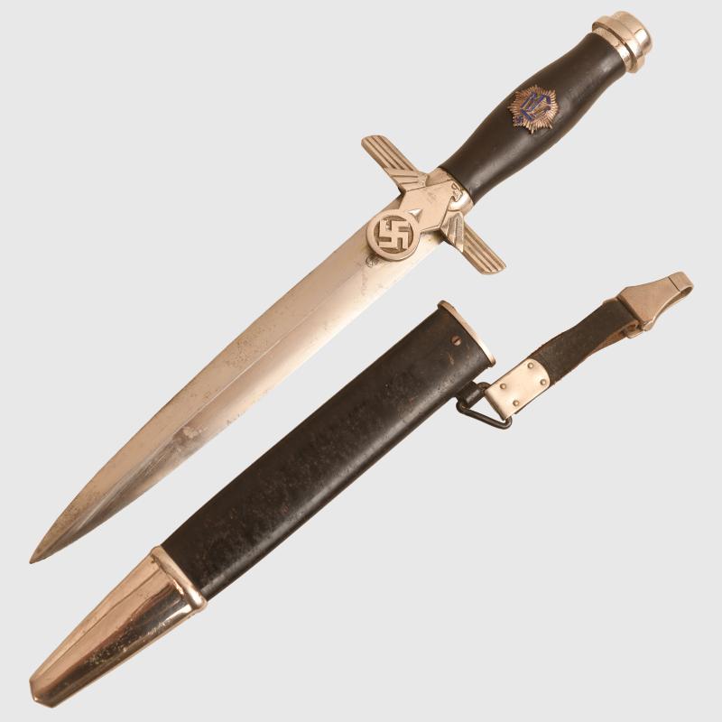 GERMAN WWII RLB 1ST PATTERN MANS DAGGER.