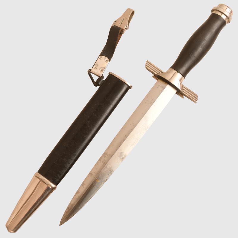 GERMAN WWII RLB 1ST PATTERN MANS DAGGER.