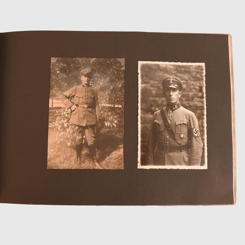 GERMAN WWII STALHELM PHOTOGRAPH ALBUM.
