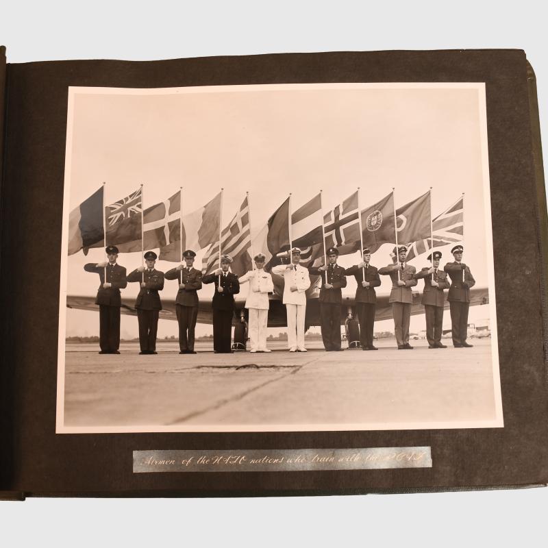 CANADIAN WWII EX GERMAN LUFTWAFFE PILOT’S CANADIAN TRAINING ALBUM.