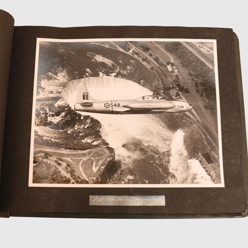 CANADIAN WWII EX GERMAN LUFTWAFFE PILOT’S CANADIAN TRAINING ALBUM.