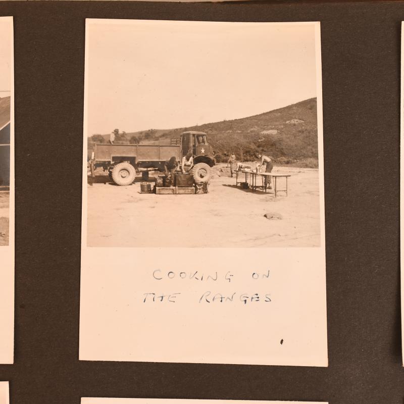 BRITISH POST WWII KOREAN WAR PHOTOGRAPH ALBUM.