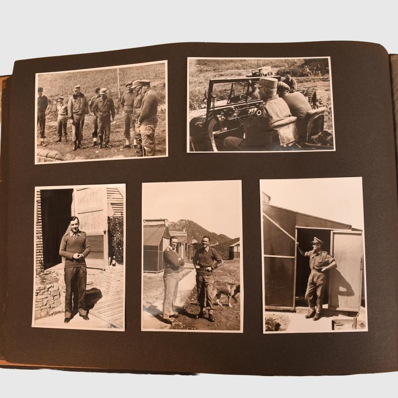 BRITISH POST WWII KOREAN WAR PHOTOGRAPH ALBUM.