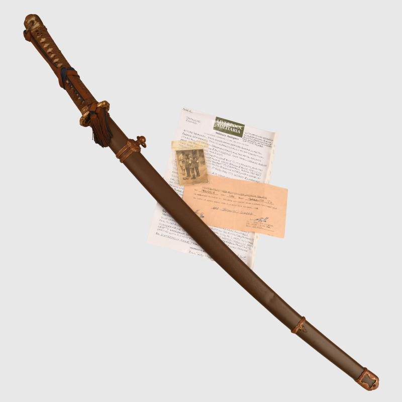 JAPANESE WWII TYPE 98 SHIN GUNTO OFFICERS SWORD.