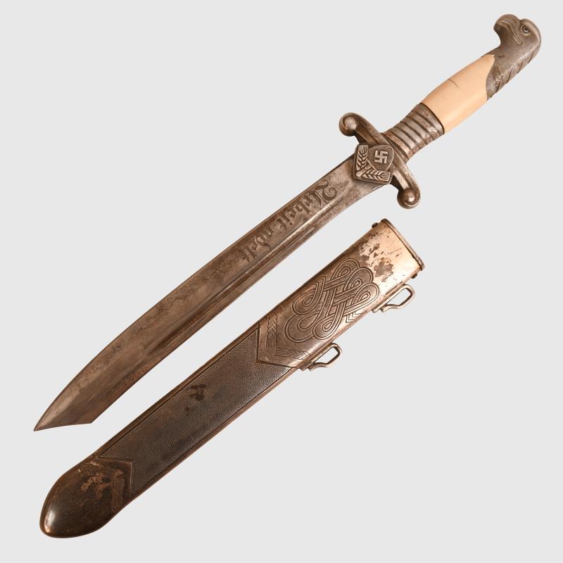 GERMAN WWII RAD OFFICERS DAGGER.