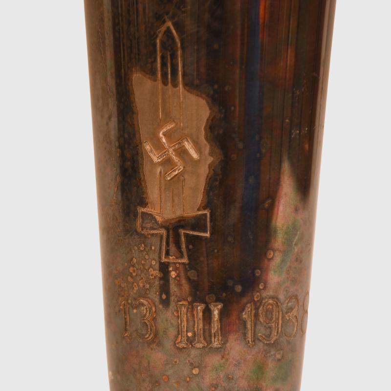 GERMAN WWII COMMEMORATION OF THE AUSTRIAN ANSCLUSS GOBLET.